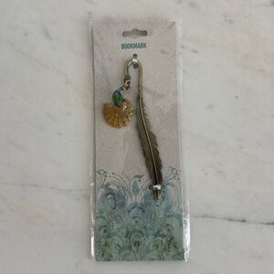 New! Peacock Bookmark
